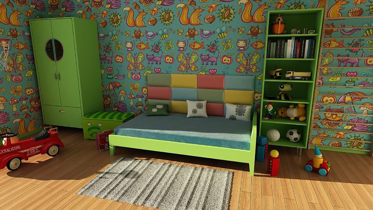 une chambre d'enfant