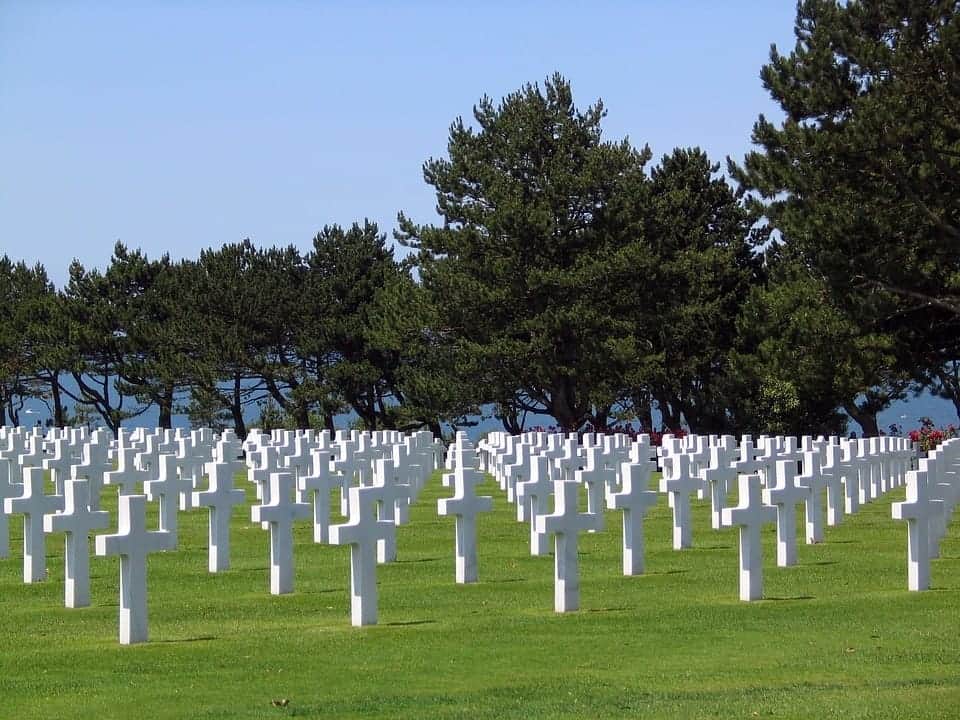 Un cimetière.