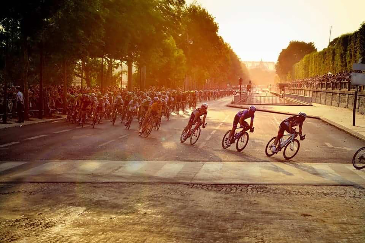 Cyclistes, course