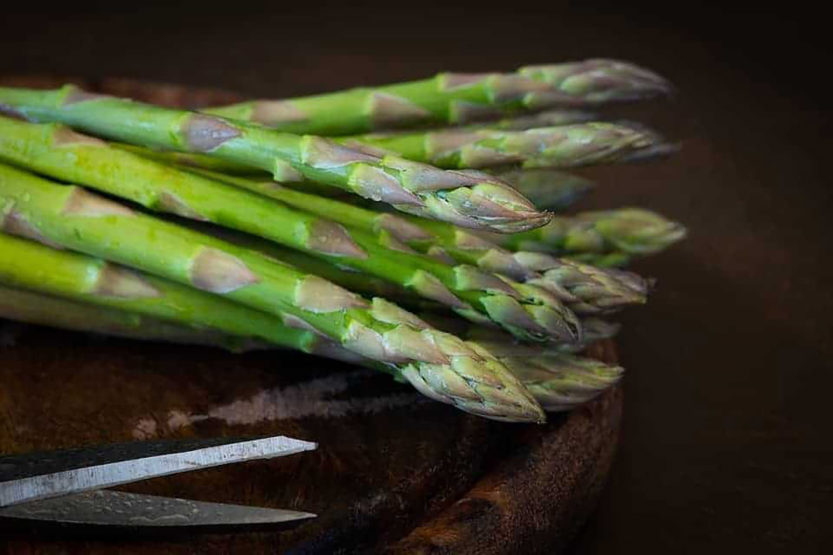 Une botte d'asperges