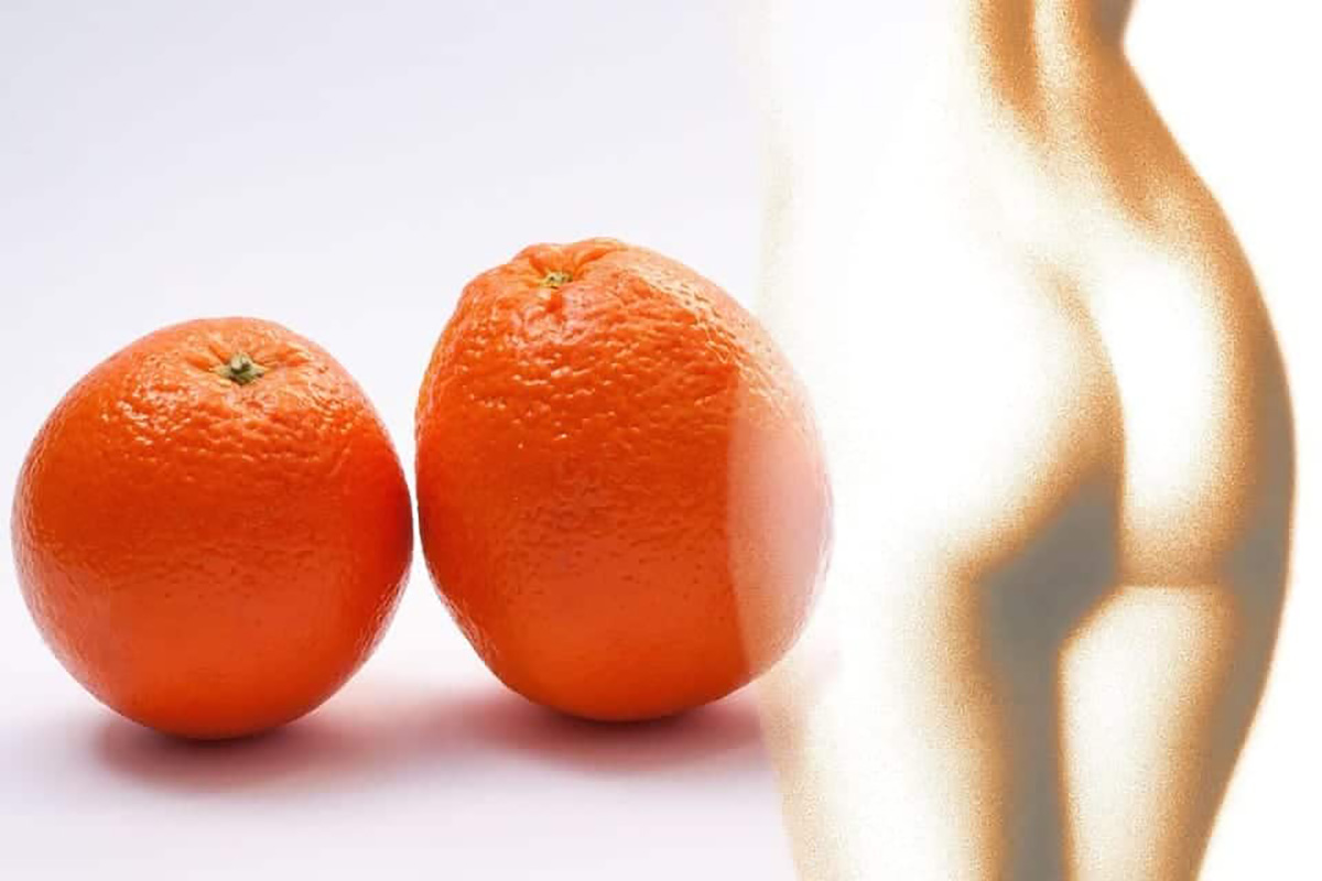 Orange, silhouette femme
