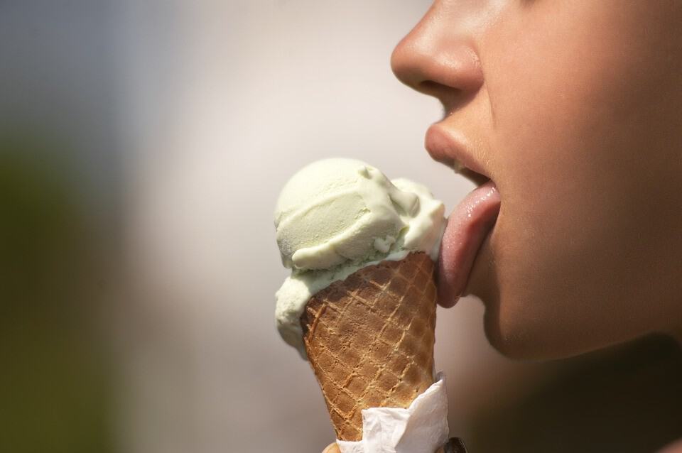 Langue, glace