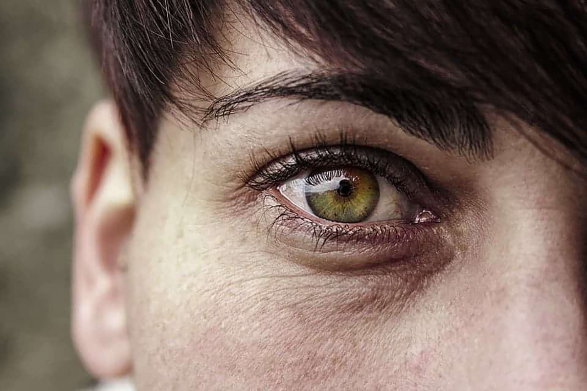 Oeil vert