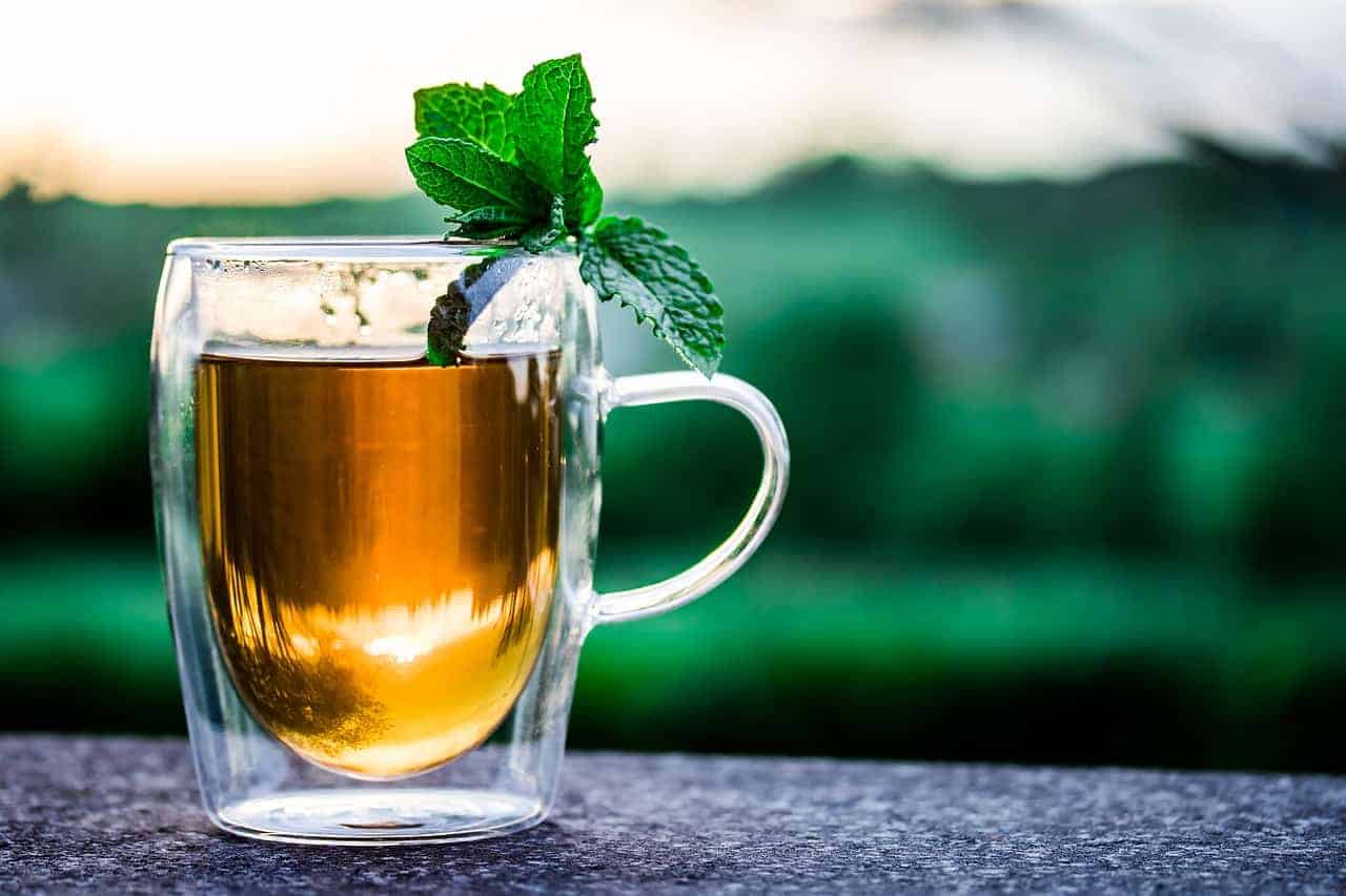 Une tasse de thé.