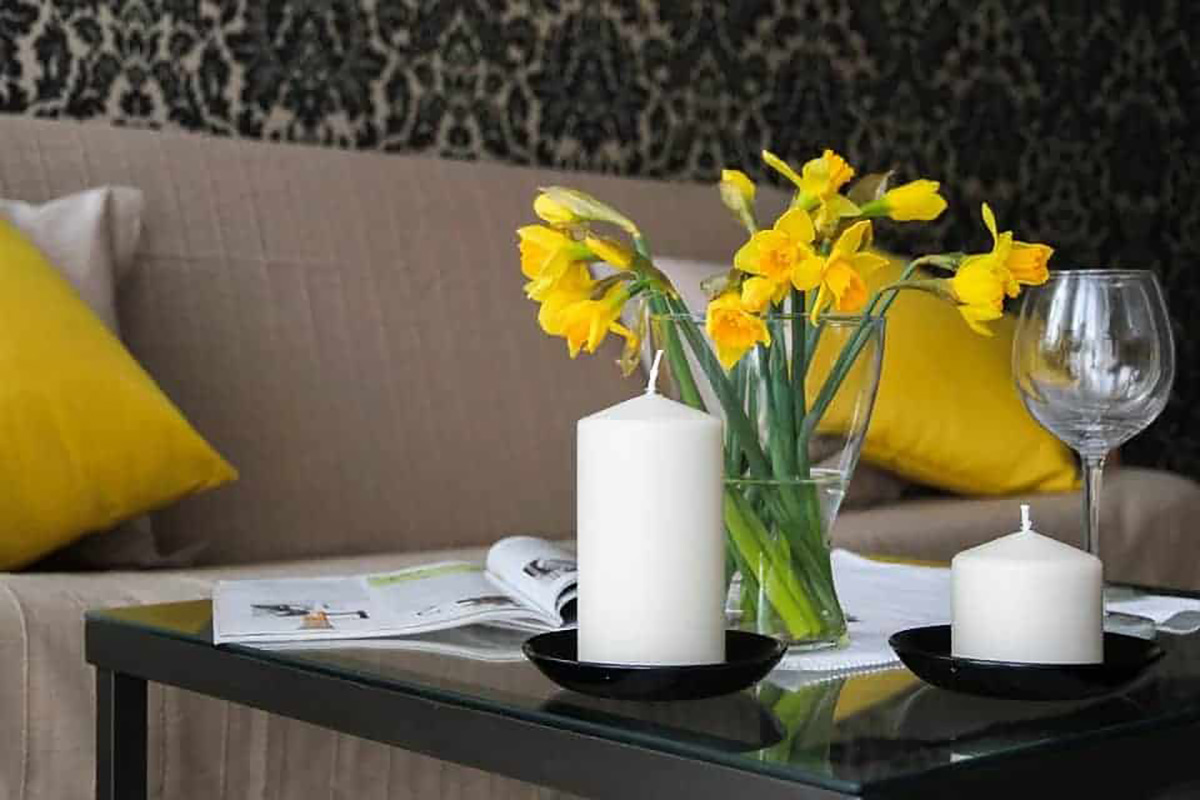 Bougie, table basse