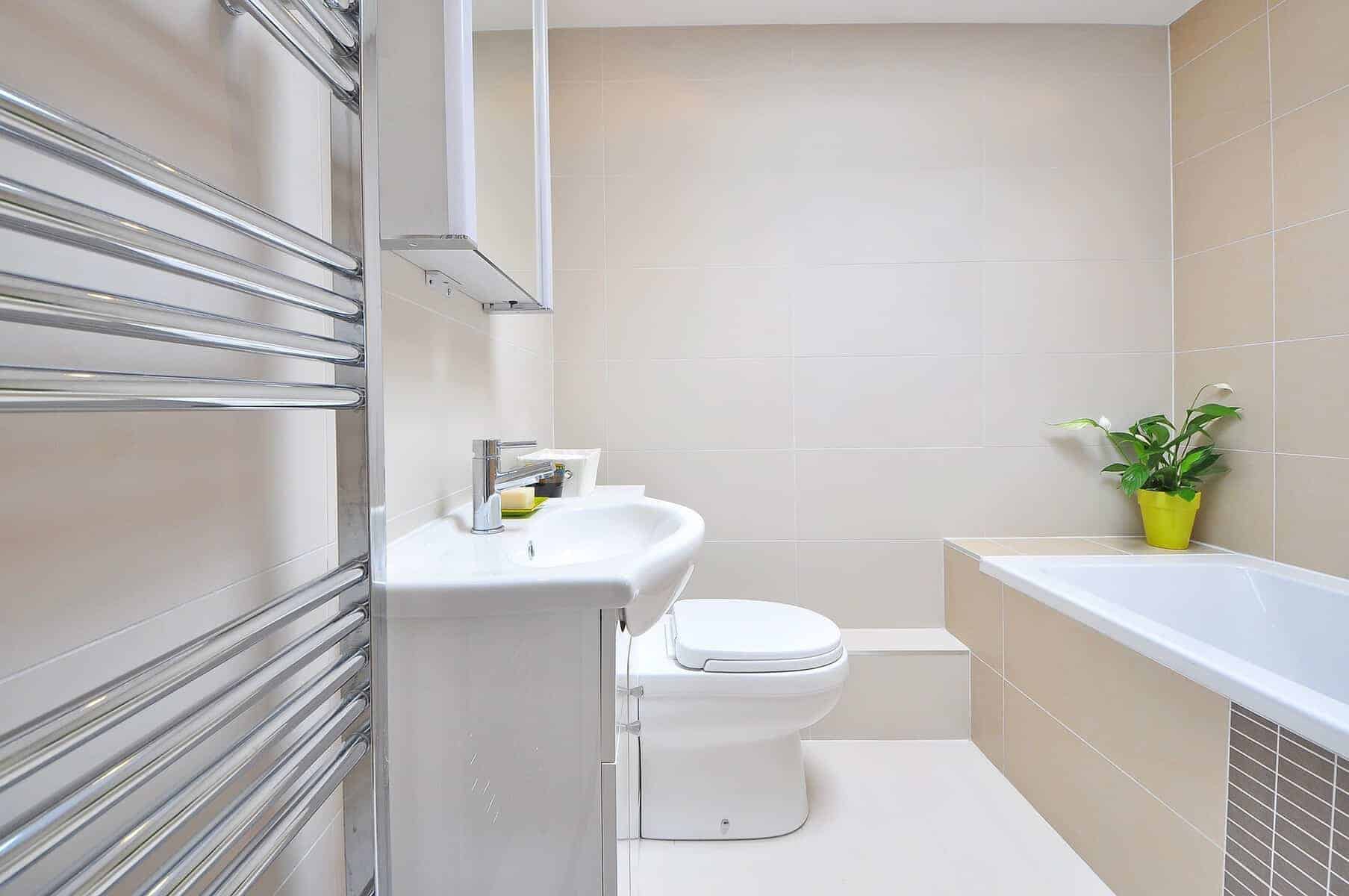 Illustration. Salle de bain, toilettes.