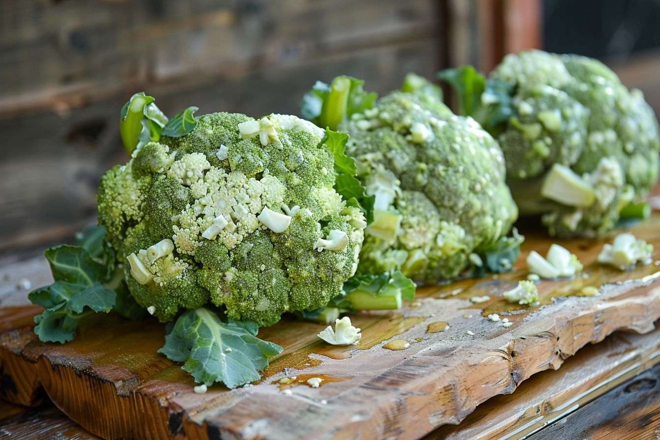 Image d'illustration. Têtes de brocoli fraîchement récoltées