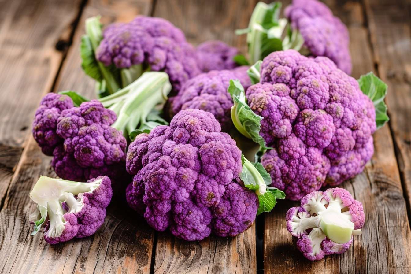 Image d'illustration. Chou-fleur violet