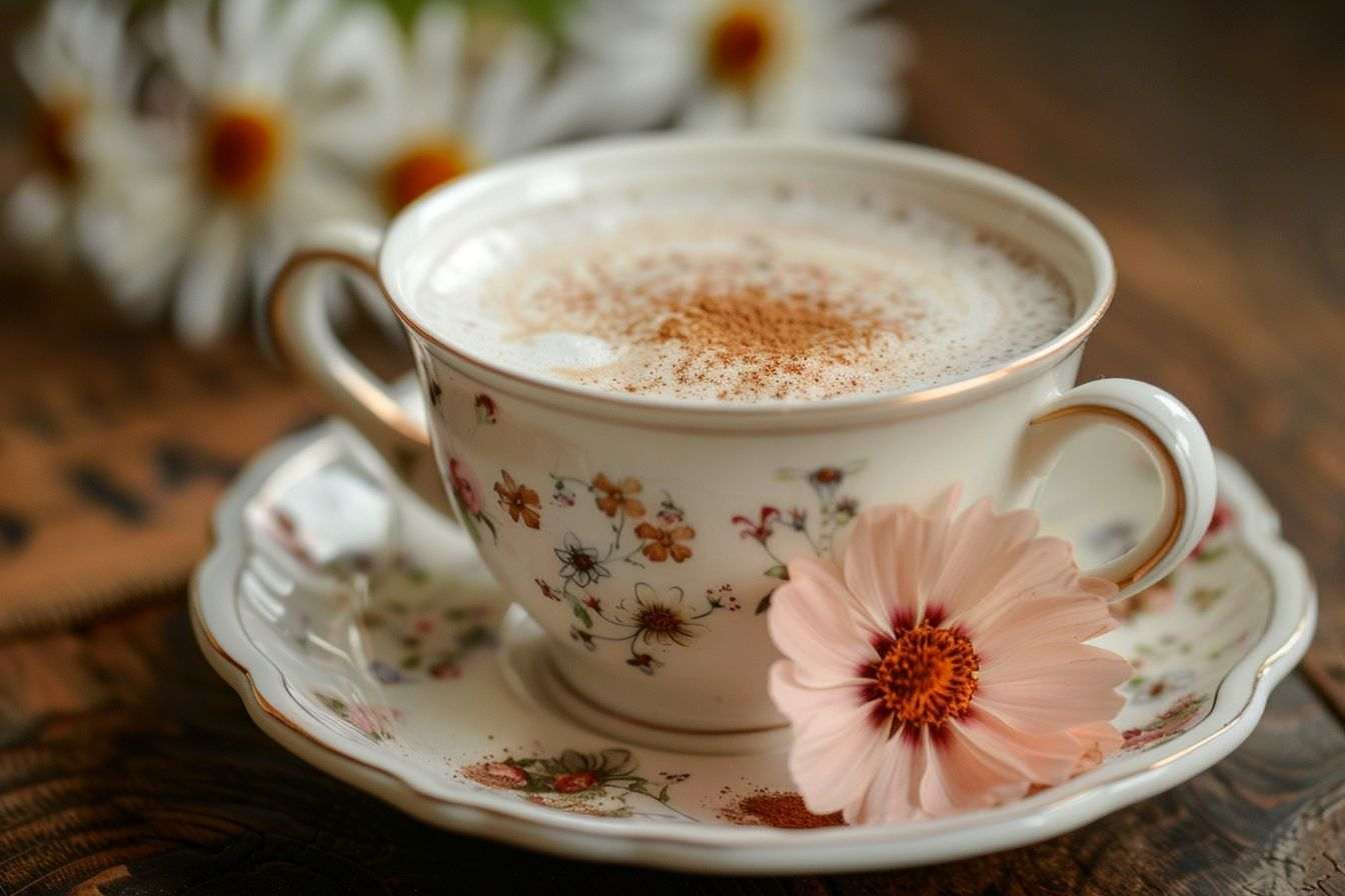 Image d'illustration. Tasse élégante de chicorée