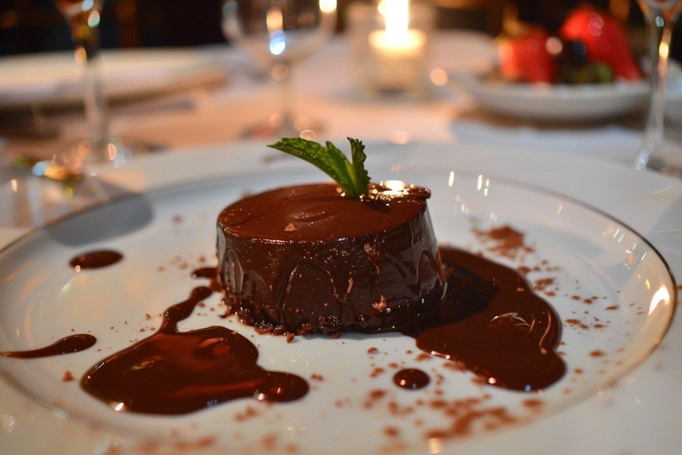 Image d'illustration. Fondant au chocolat coulant.