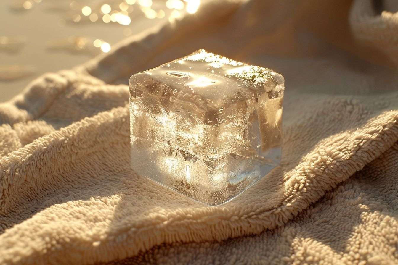 Image d'illustration. De la glace à appliquer sur le corps.