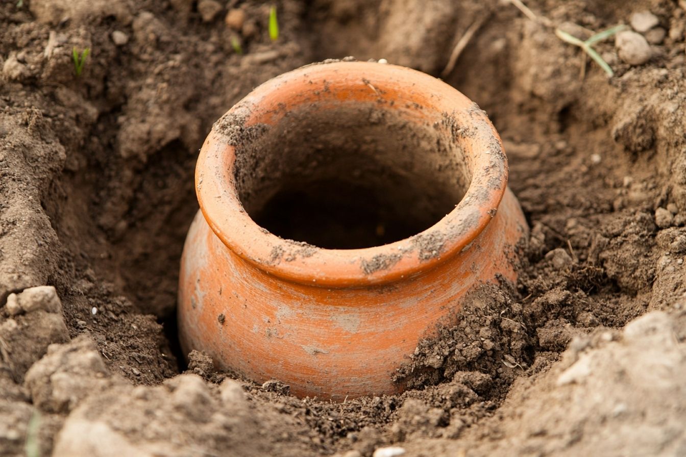 Image d'illustration. Gros plan d une olla en terre cuite