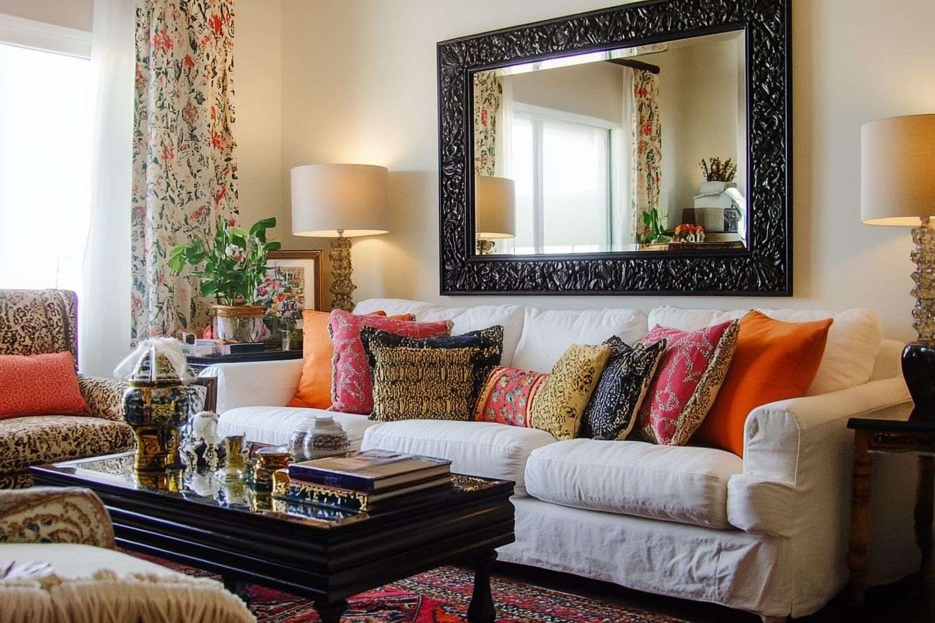 Image d'illustration. Miroir décoratif vintage
