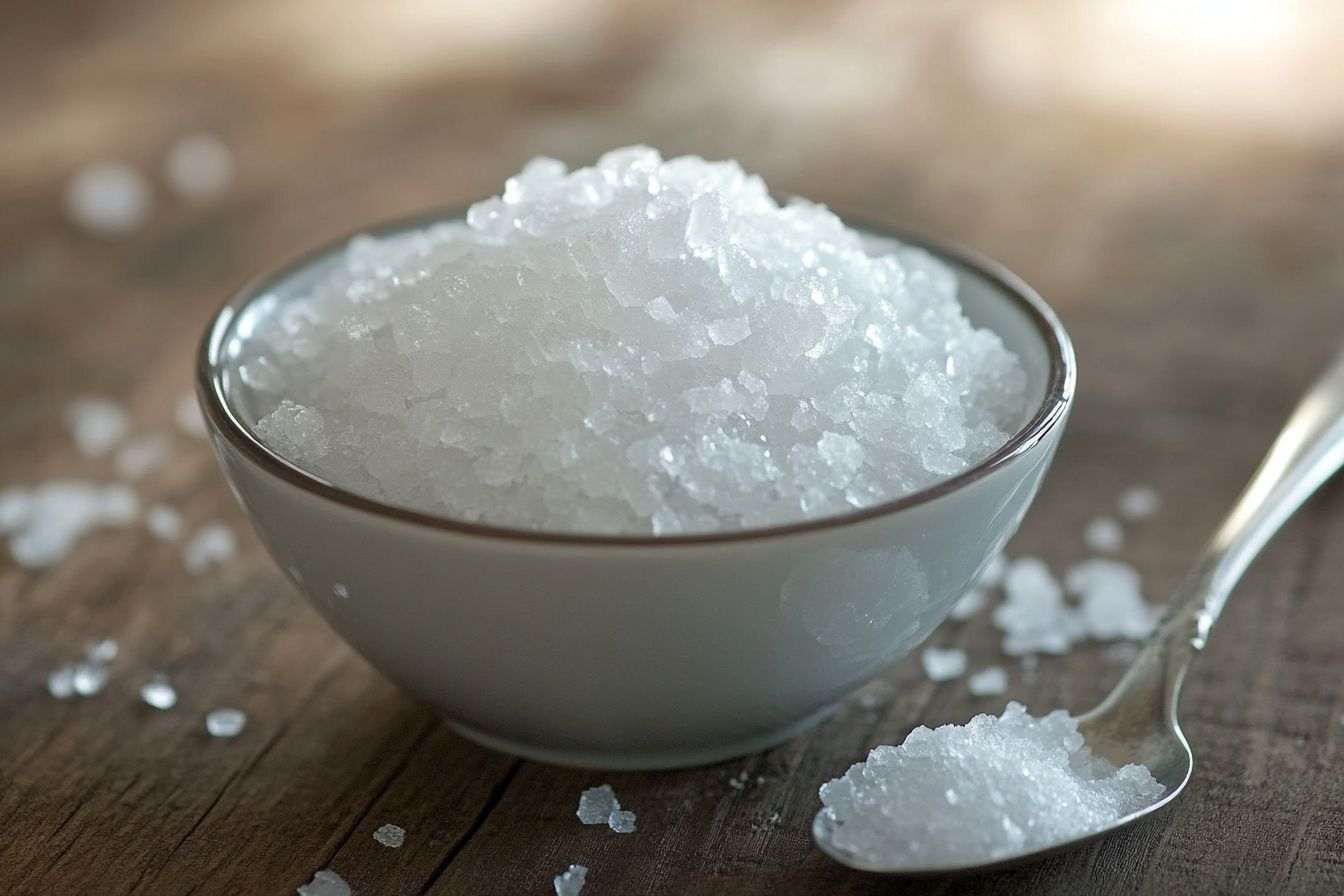 Cristaux de soude en bol