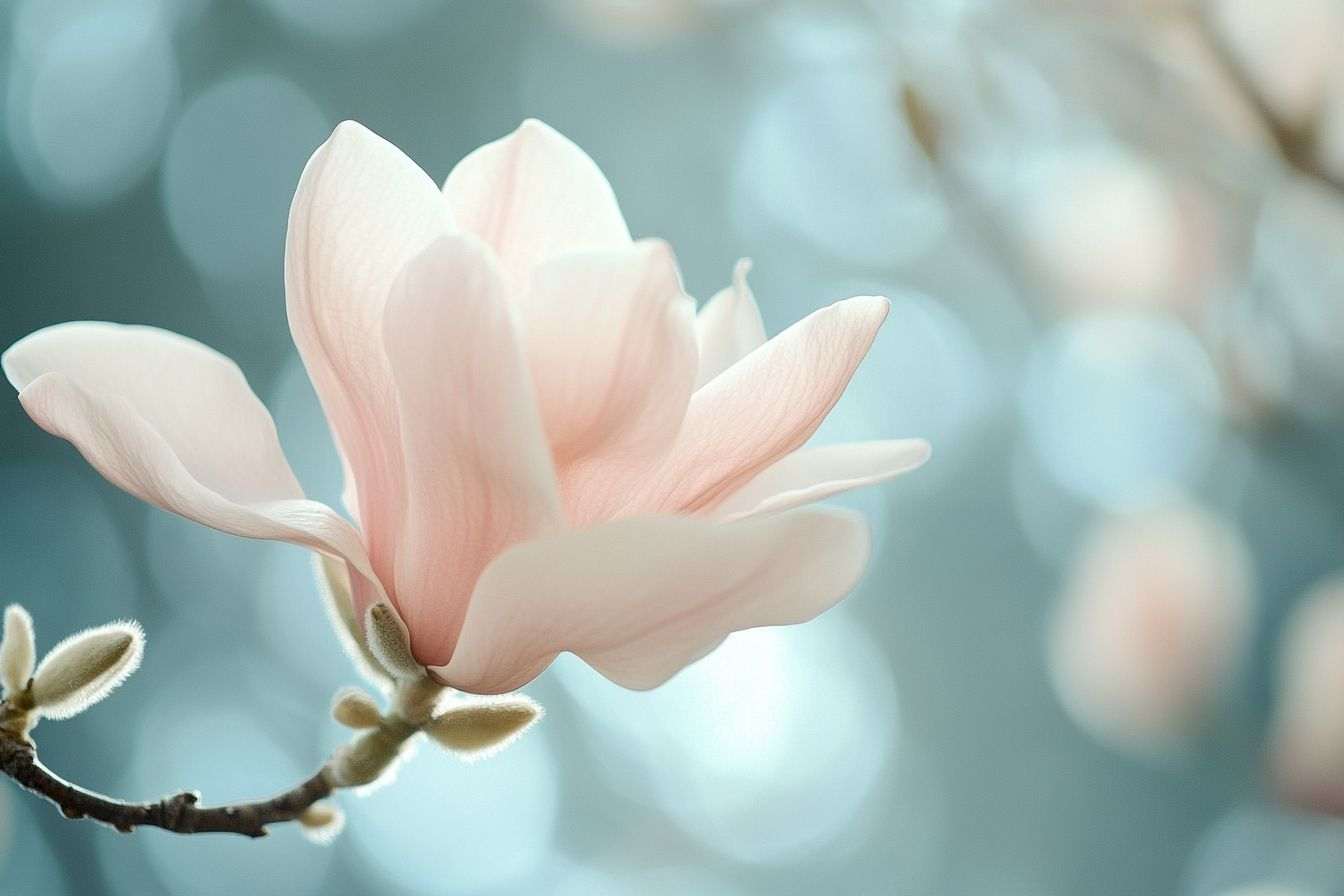 Gros plan d une fleur de magnolia