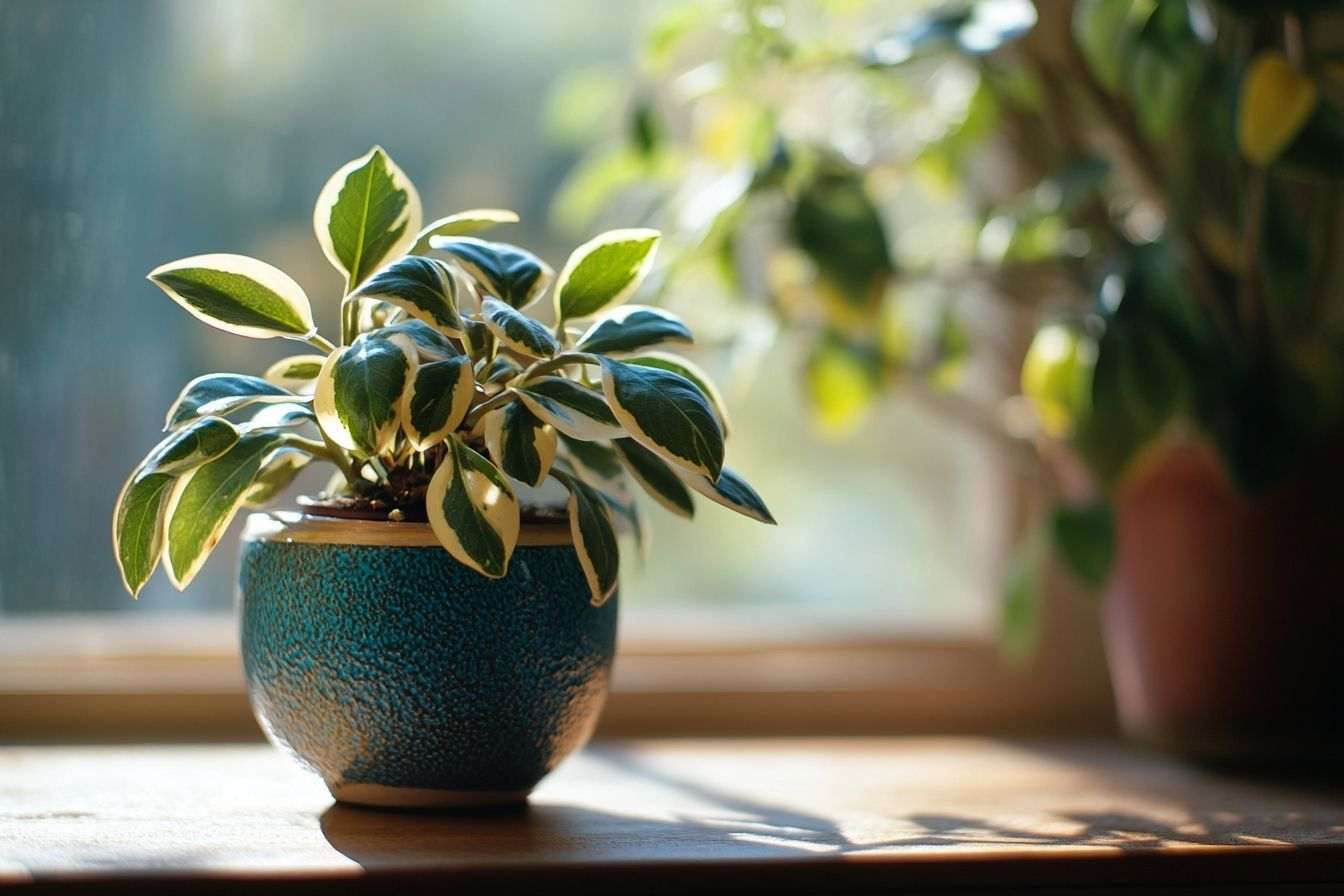Beauté de plante d intérieur au repos