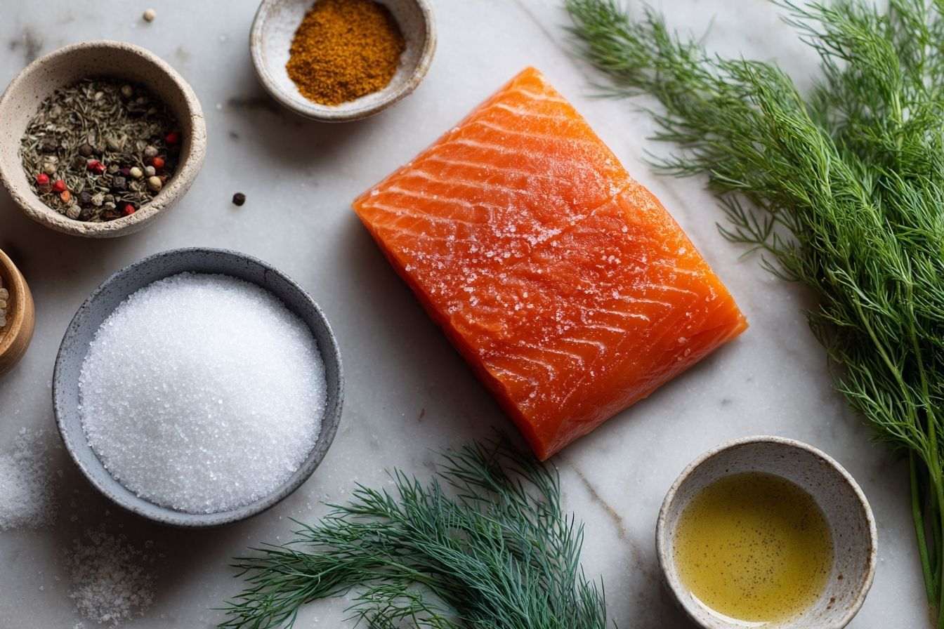 Image d ingrédients pour gravlax