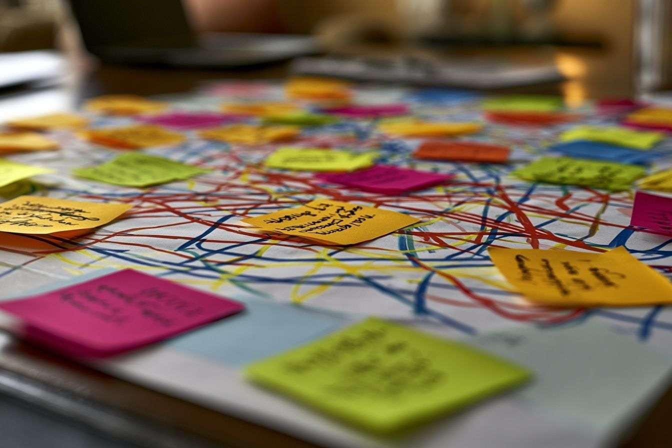 Carte mentale colorée pour améliorer la mémoire